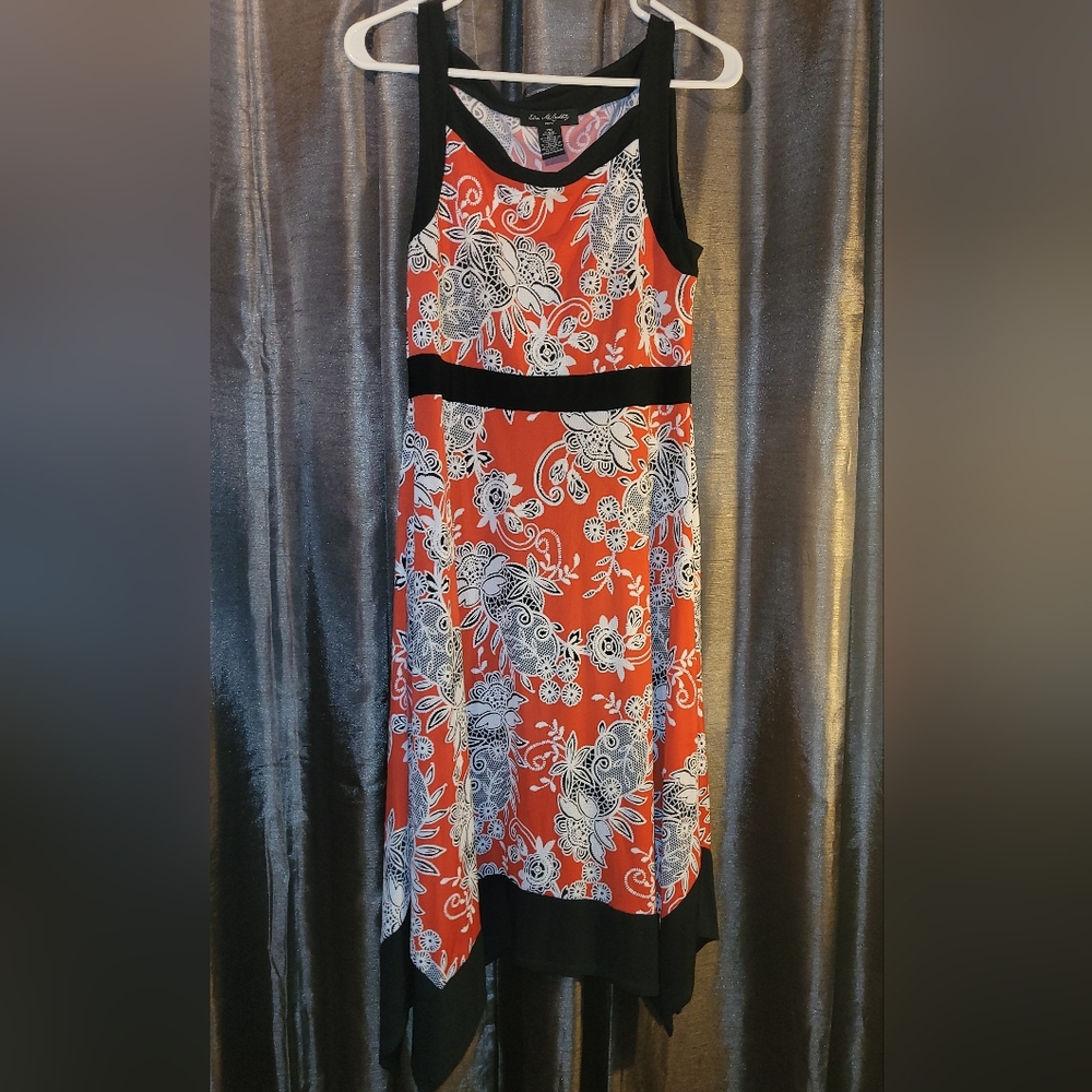 Elsie McCarthy Red and White Dress